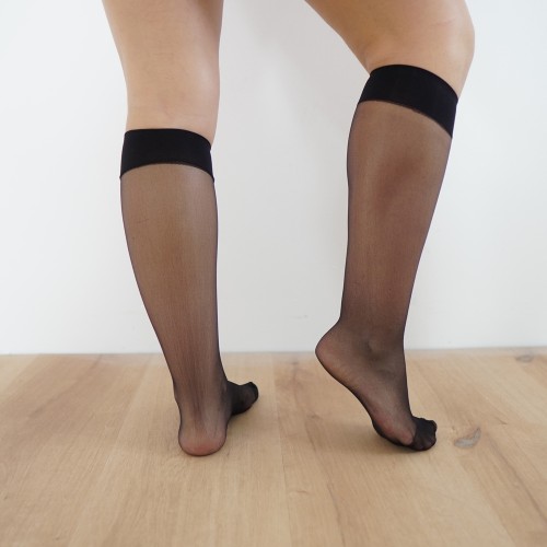 Nylon Strümpfe in Schwarz